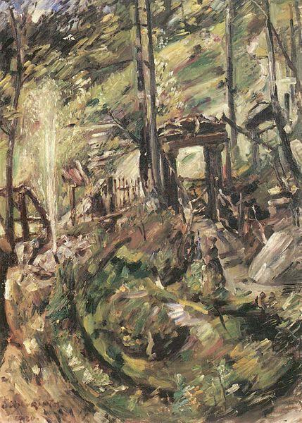 Lovis Corinth Walchensee, Springbrunnen oil painting picture